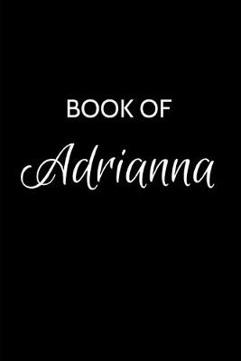 Book cover for Book of Adrianna