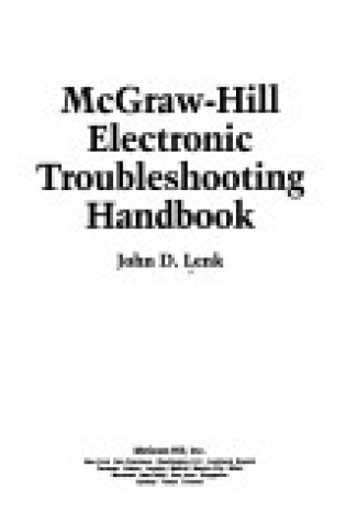 Cover of McGraw-Hill Electronic Troubleshooting Handbook