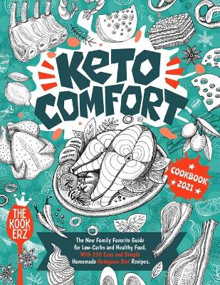 Book cover for Keto Comfort Cookbook 2021