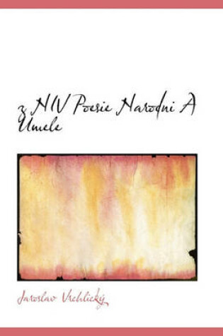 Cover of Z NIV Poesie Narodni a Umele