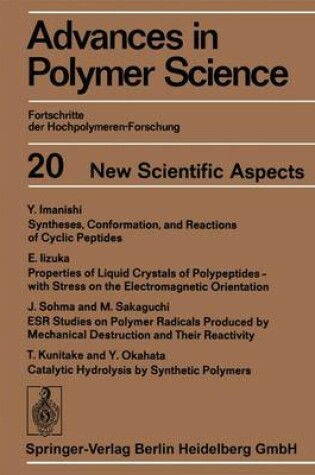 Cover of New Scientific Aspects