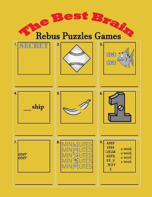 Book cover for The Best Brain Rebus Puzzles Games