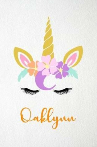 Cover of Oaklynn A5 Lined Notebook 110 Pages