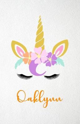 Book cover for Oaklynn A5 Lined Notebook 110 Pages