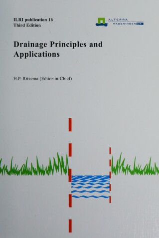 Book cover for Drainage Principles and Applications