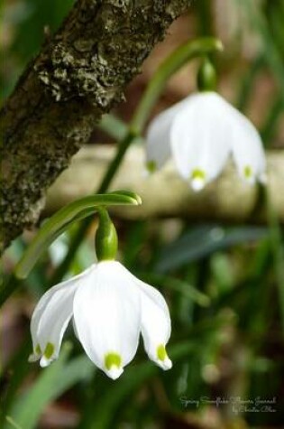 Cover of Spring Snowflake Flowers Journal