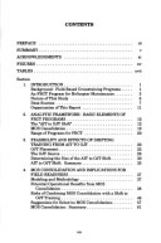 Cover of Design of Field-Based Crosstraining Programs and Implications for Readiness