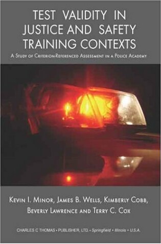 Cover of Test Validity in Justice and Safety Training Contexts