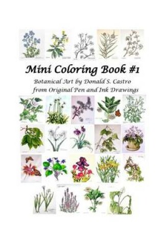 Cover of Mini Botanical Art Coloring Book