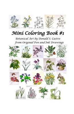 Cover of Mini Botanical Art Coloring Book