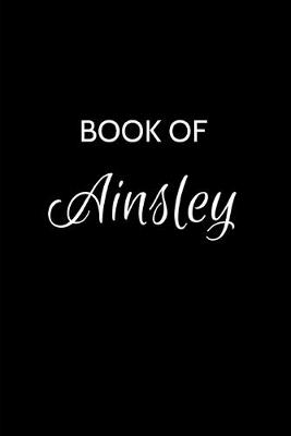 Book cover for Book of Ainsley