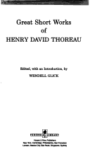 Book cover for Great Short Works