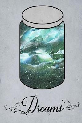 Cover of Dream Journal - Green Watercolor Dream Jar (Grey)