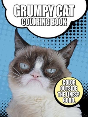 Book cover for Grumpy Cat Coloring Book