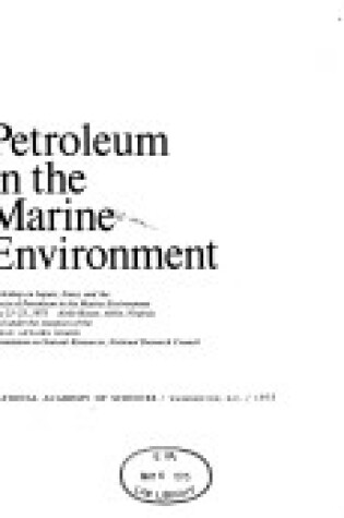 Cover of Petroleum in the Marine Environment