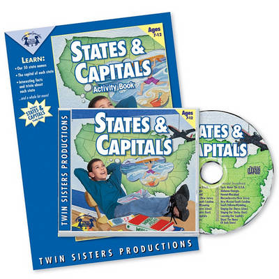Book cover for States & Capitals Music CD & Activity Book Set