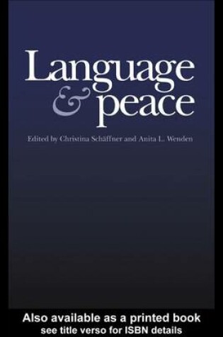 Cover of Language & Peace