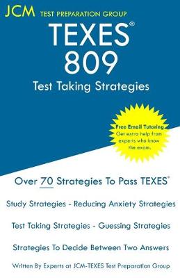 Book cover for TEXES 809 Test Taking Strategies