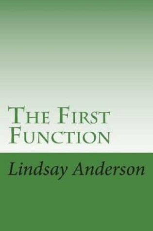 Cover of The First Function