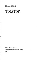 Book cover for Tolstoy