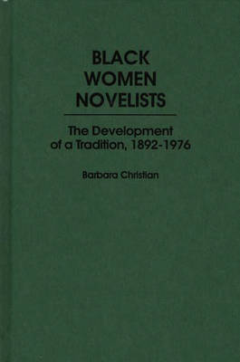 Book cover for Black Women Novelists