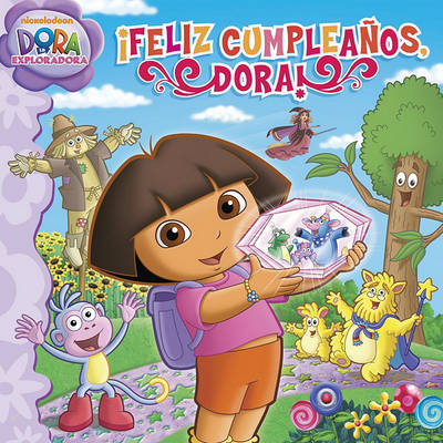 Book cover for Feliz Cumpleanos, Dora!