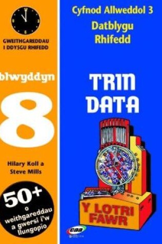 Cover of CA3 Datblygu Rhifedd: Trin Data Blwyddyn 8