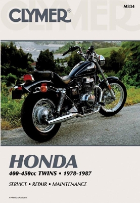 Book cover for Honda CB/CM400-450 & CMX450 Motorcycle (1978-1987) Service Repair Manual