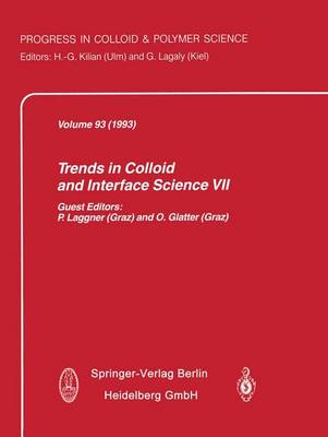 Book cover for Trends in Colloid and Interface Science VII