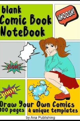 Cover of Blank Comic Book Notebook