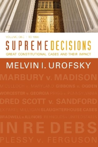 Cover of Supreme Decisions, Volume 1