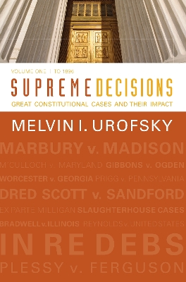 Book cover for Supreme Decisions, Volume 1