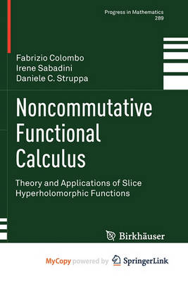 Book cover for Noncommutative Functional Calculus