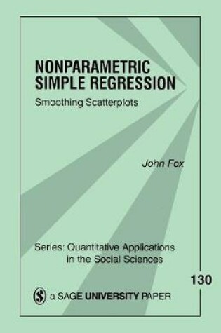 Cover of Nonparametric Simple Regression