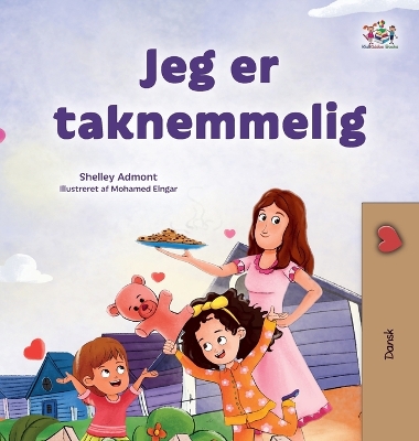 Book cover for I am Thankful (Danish Book for Children)