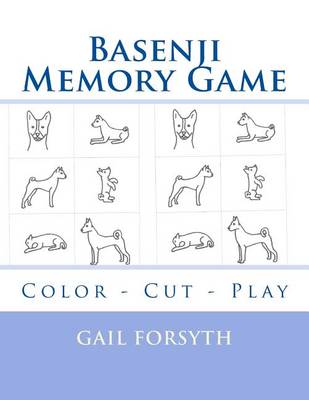 Book cover for Basenji Memory Game