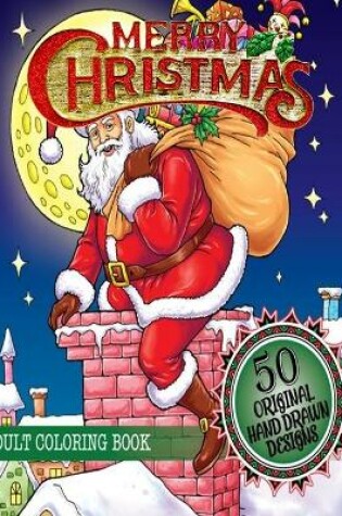 Cover of Merry Christmas Adult Coloring Book