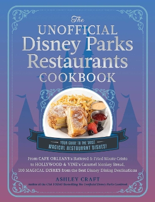 Book cover for The Unofficial Disney Parks Restaurants Cookbook