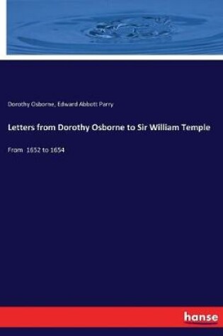 Cover of Letters from Dorothy Osborne to Sir William Temple