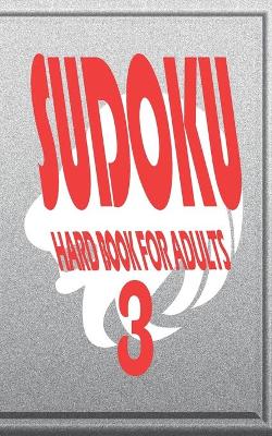 Cover of sudoku hard book for adults 3