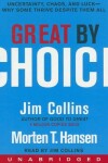 Book cover for Great by Choice CD