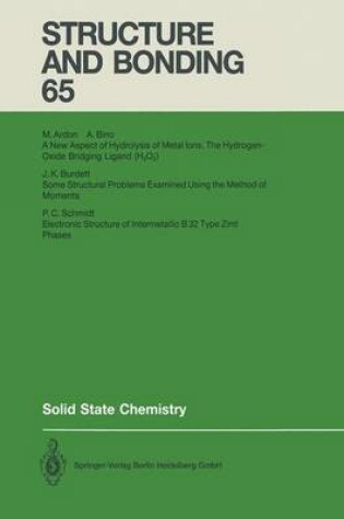 Cover of Solid State Chemistry