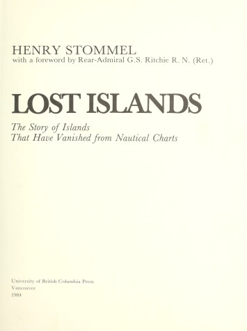 Book cover for Lost Islands