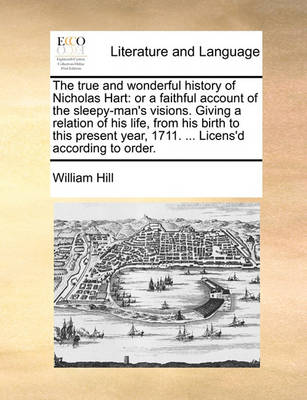 Book cover for The true and wonderful history of Nicholas Hart