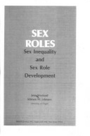 Cover of Sex Roles