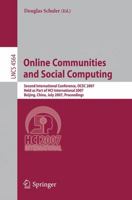 Book cover for Online Communities and Social Computing