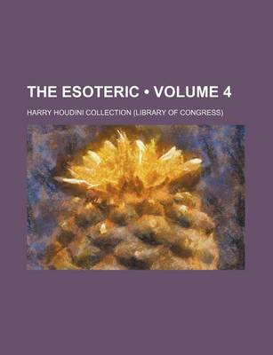 Book cover for The Esoteric (Volume 4)