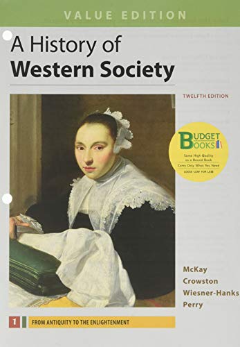 Book cover for Loose-Leaf Version for a History of Western Society, Value Edition, Volume I