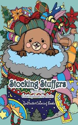 Book cover for Stocking Stuffers Travel Size Coloring Book for Adults