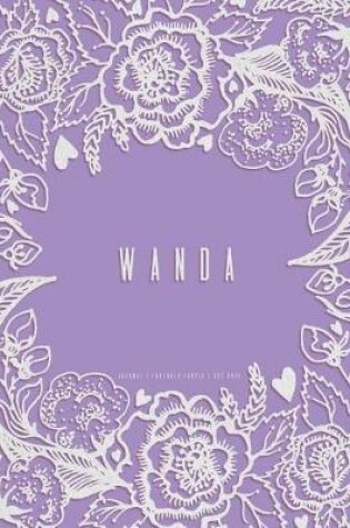 Cover of Wanda. Lavender Purple Journal, Dot Grid